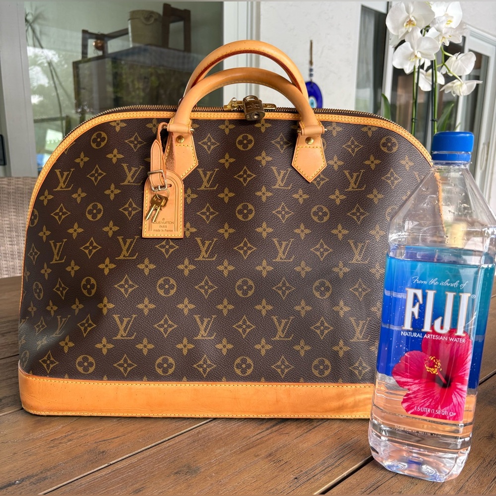 *VERY RARE* VINTAGE LOUIS VUITTON Monogram Alma Voyage MM Sachel - PRISTINE - Picture 8 of 15